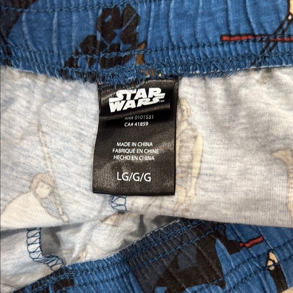 Star Wars Character Print Blue Shorts 32-36” waist Size L starwars - Picture 4 of 7